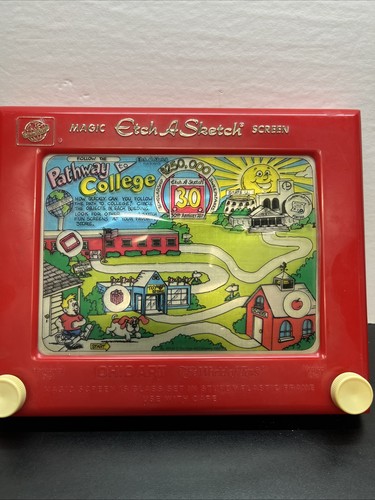1990 etch sketch - 1990, etch-a-sketch